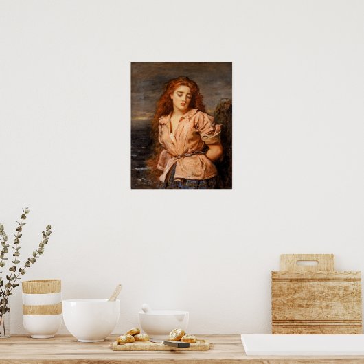 Millais - de martelaar van de Solway 1871 Poster (Keuken)