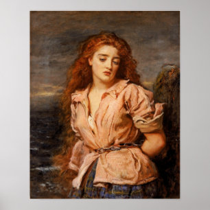 Millais - de martelaar van de Solway 1871 Poster