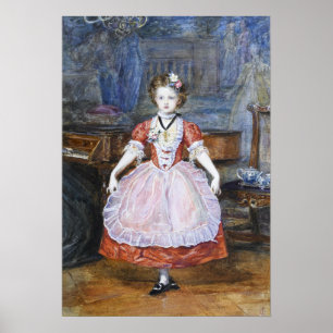 Millais - De Minuet 1866 Poster