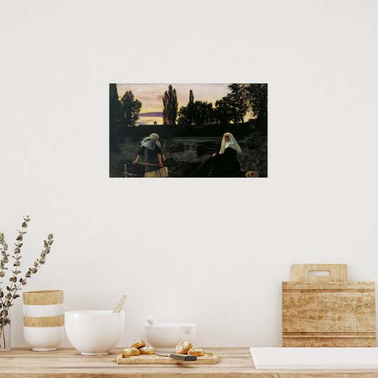 Millais - de waarde van de rest poster (Keuken)