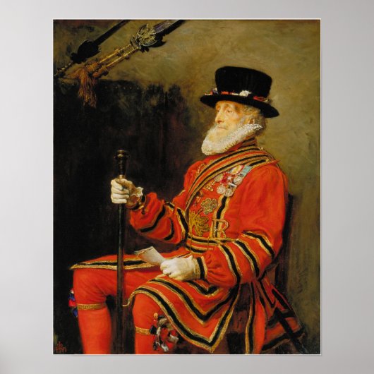 Millais - De Wachter Van De Garde Poster (Voorkant)