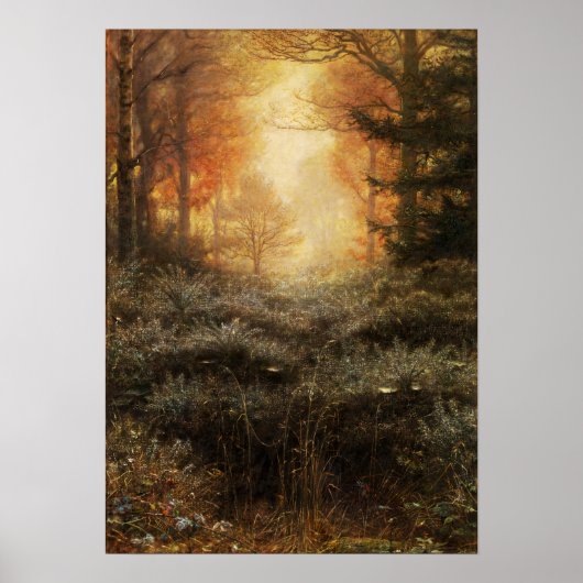 Millais - Dew-Drenched Furze Poster (Voorkant)