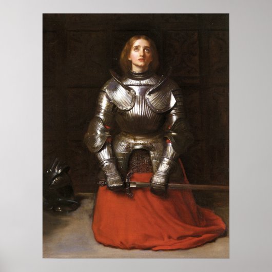Millais - Joan of Arc Poster (Voorkant)