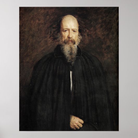 Millais - Lord Alfred Tennyson 1881 Poster (Voorkant)