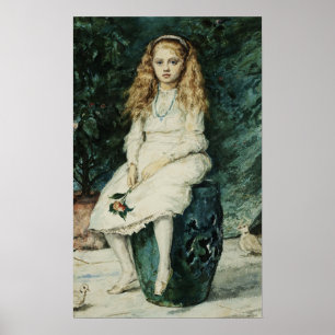 Millais - Nina Lehmann (Lady Campbell) Leeftijd 9 Poster