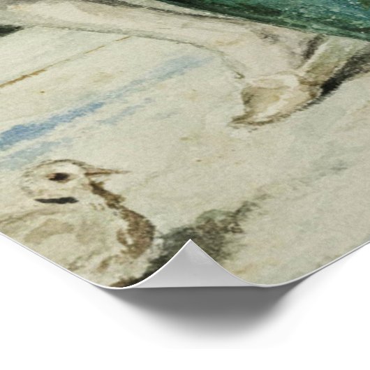 Millais - Nina Lehmann (Lady Campbell) Leeftijd 9 Poster (Hoek)