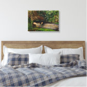 Millais Ophelia CC0496 Canvas Afdruk (Insitu (Slaapkamer))