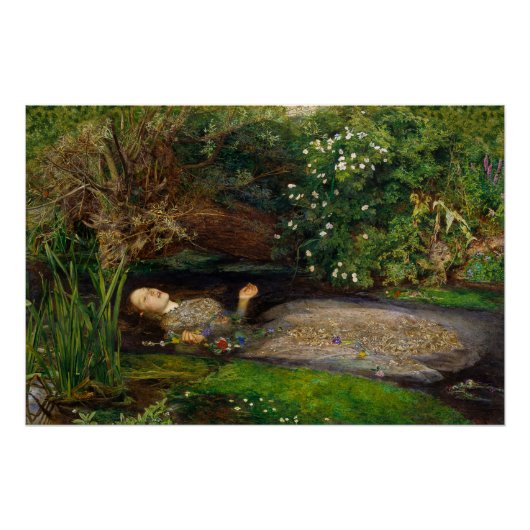 Millais Ophelia CC0497 Perfect Poster (Voorkant)