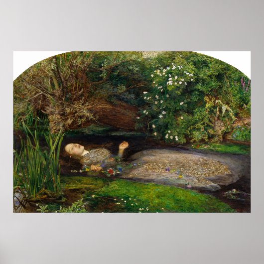 Millais' Ophelia Poster (Voorkant)