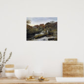 Millais - stromend naar de rivier de 1871 poster (Keuken)