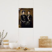 Millais - Tweeling Grace en Kate Hoare 1876 Poster (Keuken)