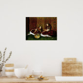 Millais - Vrije uren 1864 Poster (Keuken)