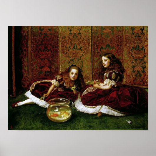 Millais - vrijetijdsuren 1864 poster (Voorkant)