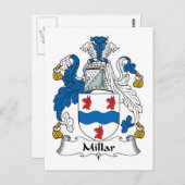 Millar Family Crest Briefkaart (Voorkant / Achterkant)
