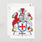 Millar Family Crest Briefkaart (Voorkant / Achterkant)