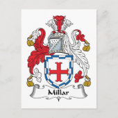 Millar Family Crest Briefkaart (Voorkant)
