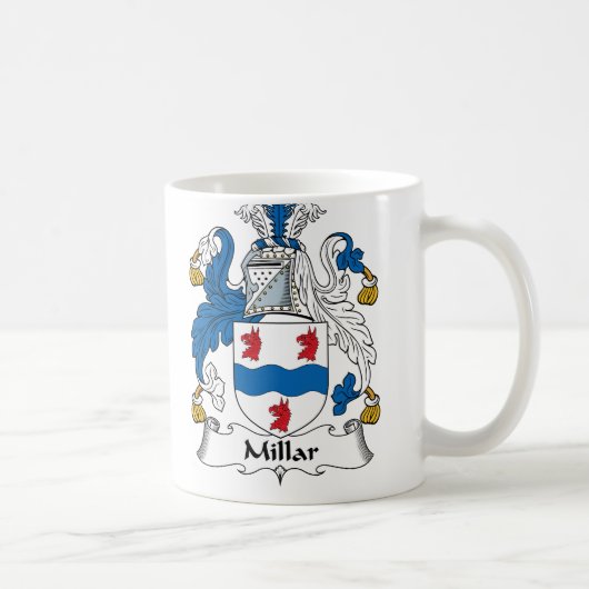 Millar Family Crest Koffiemok (Rechts)