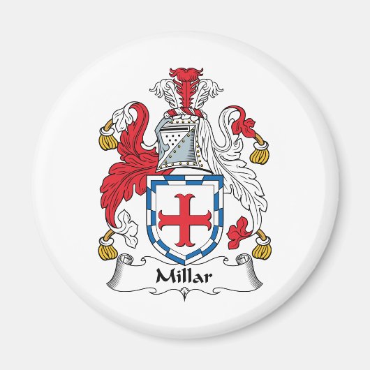 Millar Family Crest Magneet (Voorkant)