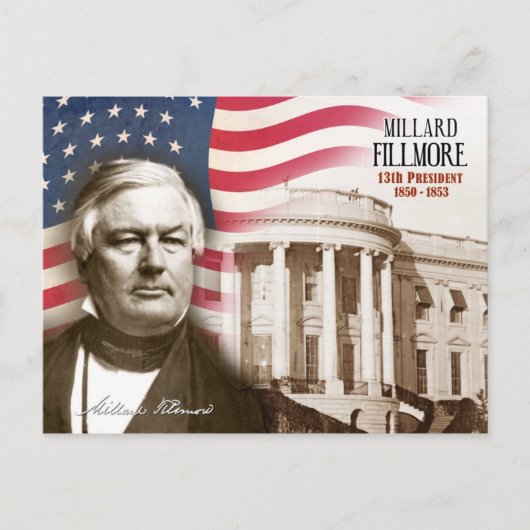 Millard Fillmore - 13th President of the U.S. Briefkaart (Voorkant)