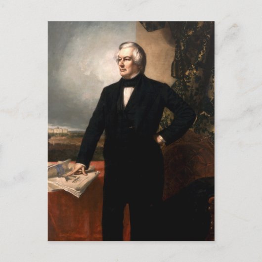 Millard Fillmore Briefkaart (Voorkant)