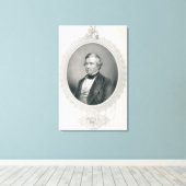 Millard Fillmore Canvas Afdruk (Insitu (Houten vloer))