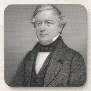 Millard Fillmore, gegraveerd door Thomas B. Welch Bier Onderzetter