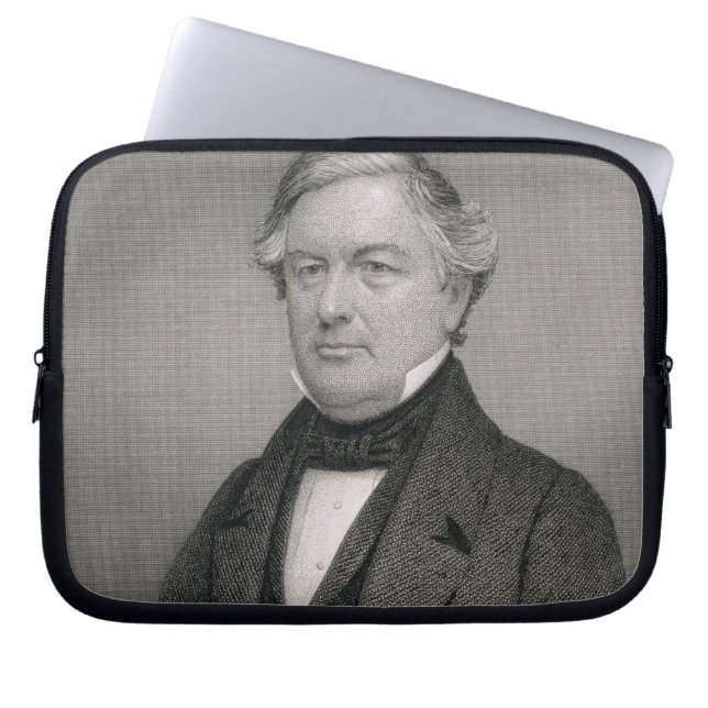 Millard Fillmore, gegraveerd door Thomas B. Welch  Laptop Sleeve (Voorkant)