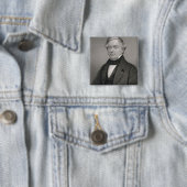 Millard Fillmore, gegraveerd door Thomas B. Welch Vierkante Button 5,1 Cm (In situ)