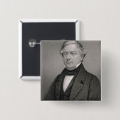 Millard Fillmore, gegraveerd door Thomas B. Welch Vierkante Button 5,1 Cm (Voorkant /achterkant)
