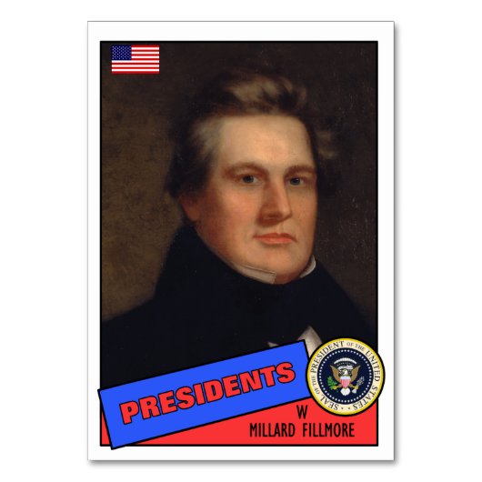 Millard Fillmore-honkaarten Kaart (Voorkant)
