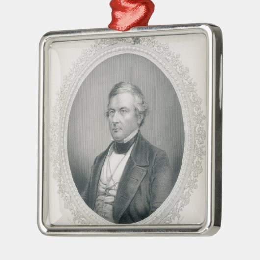 Millard Fillmore Metalen Ornament (Links)