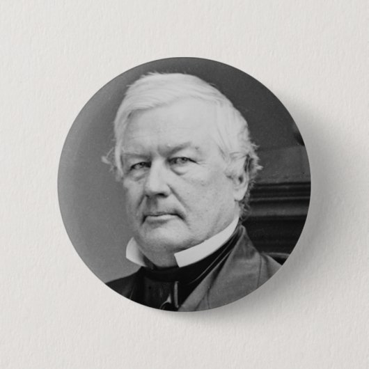 Millard Fillmore Ronde Button 5,7 Cm (Voorkant)