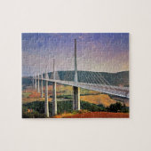 Millau Viaduct, Frankrijk Legpuzzel (Horizontaal)