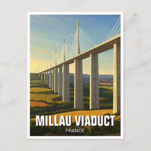 Millau Viaduct Frankrijk Reizen Briefkaart