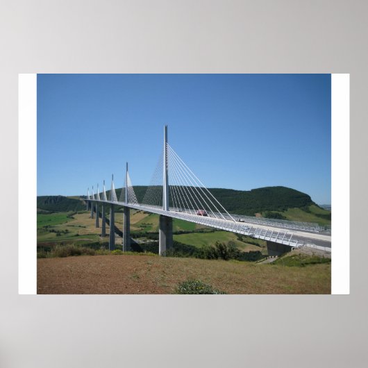 Millau viaduct poster (Voorkant)