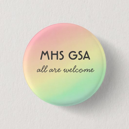 Millbrook High School GSA Button (Voorkant)