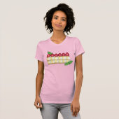 Mille Feuille Frans Voedsel Bladerdeeg Frambozen T-shirt (Voorkant volledig)