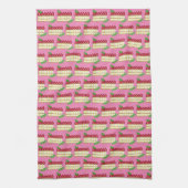 Mille Feuille Frans Voedsel Bladerdeeg Frambozen Theedoek (Verticaal)