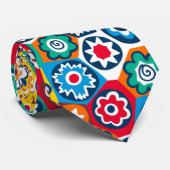 Mille Fiori Patterned Stropdas (Opgerold)