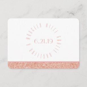 Mille Grazie Italiaans Roos Gold Glitter Hartelijk Bedankkaart