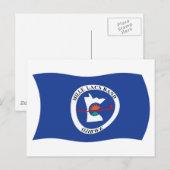 Mille Lacs Band Reservaat Vlag Postkaart (Voorkant / Achterkant)