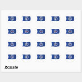 Mille Lacs Band Reservaat Vlag Sticker (Vel)