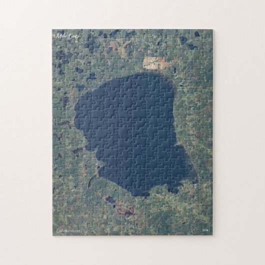 Mille Lacs Jigzaag Puzzle Legpuzzel (Verticaal)