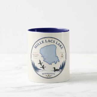 Mille Lacs Lake, MN Blokhut/Woondecoratie & Cadeau Mok