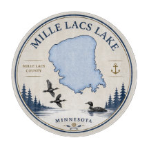 Mille Lacs Lake, MN Blokhut/Woondecoratie & Cadeau