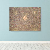 Mille vlooien met het wapen van canvas afdruk (Insitu (Houten vloer))