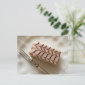 Millefeuille Cream Slice Briefkaart (Staand voorkant)