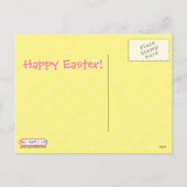 Millefiori Bunny with Festive Eggs Folk Art Easter Feestdagenkaart (Achterkant)