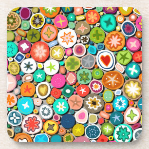 millefiori drankjes onderzetter