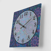 Millefiori Vierkante Klok (Hoek)